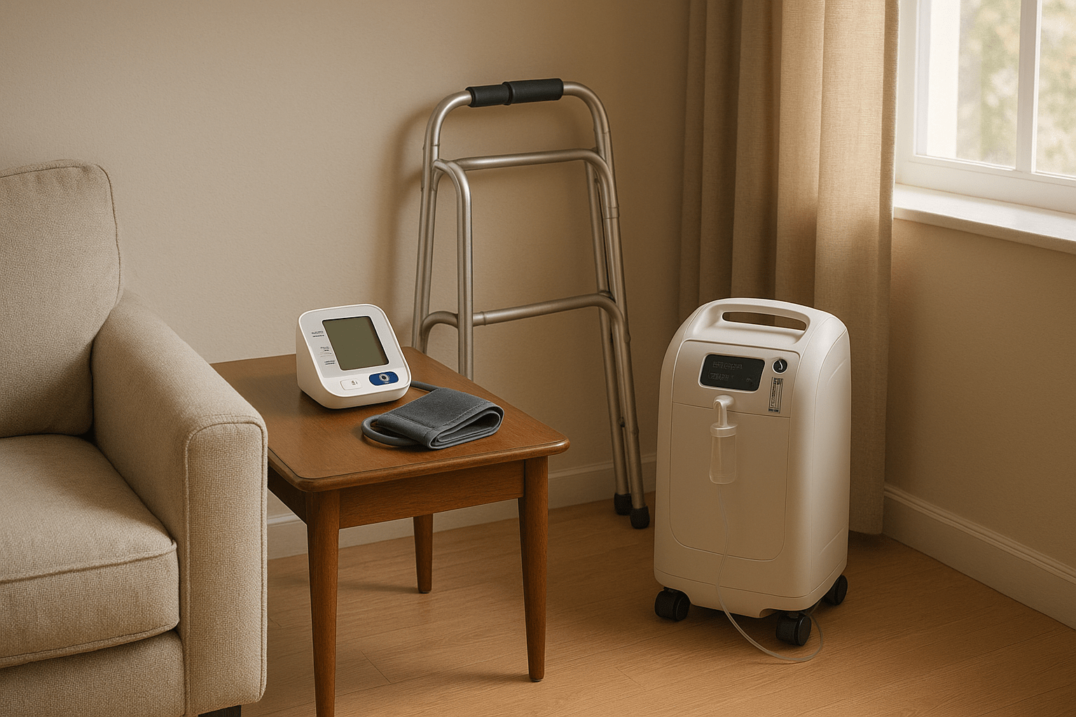 Medical equipment and caring environment
